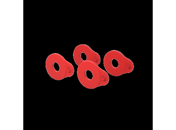 Daddario Flex Lock Strap Block 4-PK Red Daddario Flex Lock Strap Block 4-PK Red